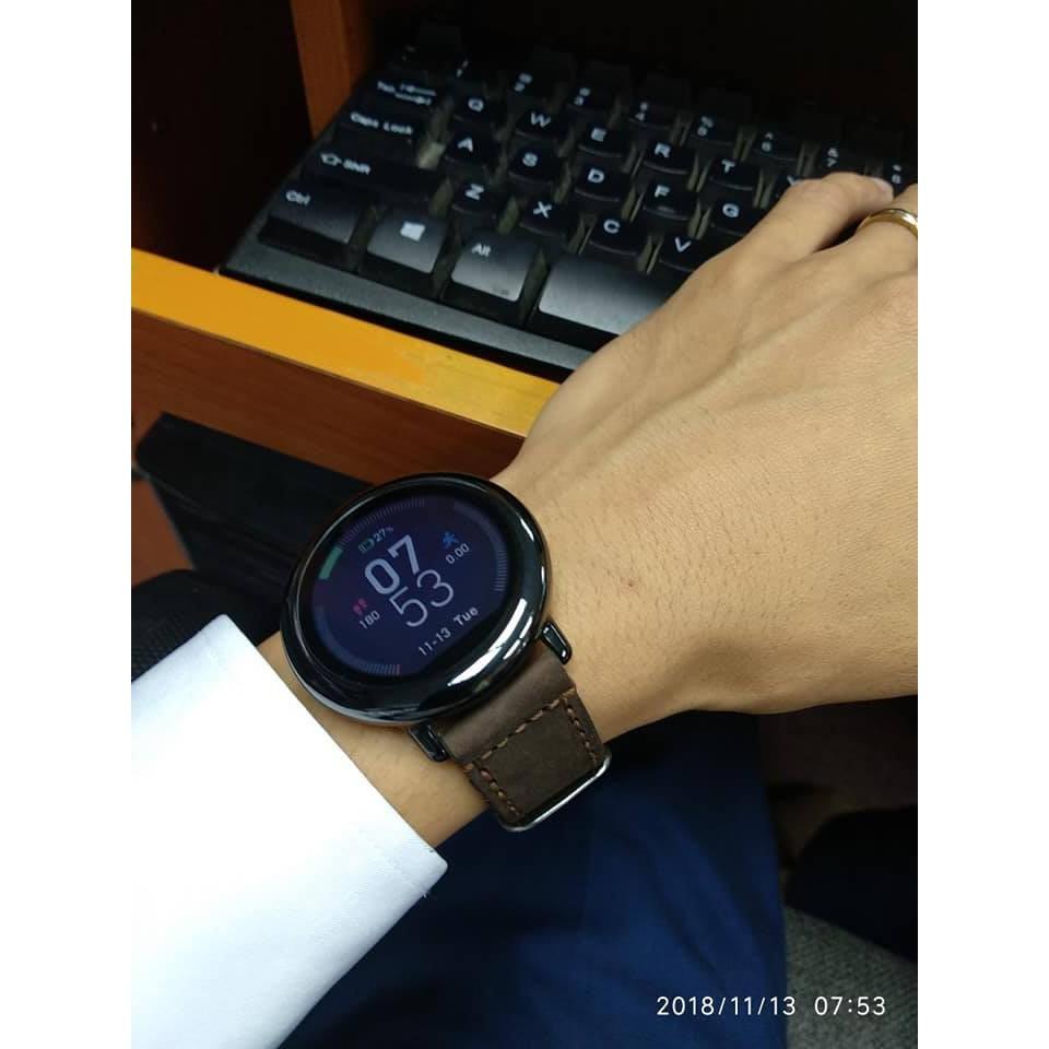 Dây đồng hồ cho Xiaomi Amazfit Stratos / Pace (22mm) - DA BÒ THẬT