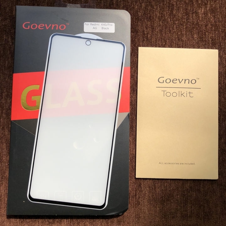 Cường lực full dành cho Redmi K40 - K40 Pro - K40 Gaming - Poco F3 nhám Goevno - Hàng nhập khẩu