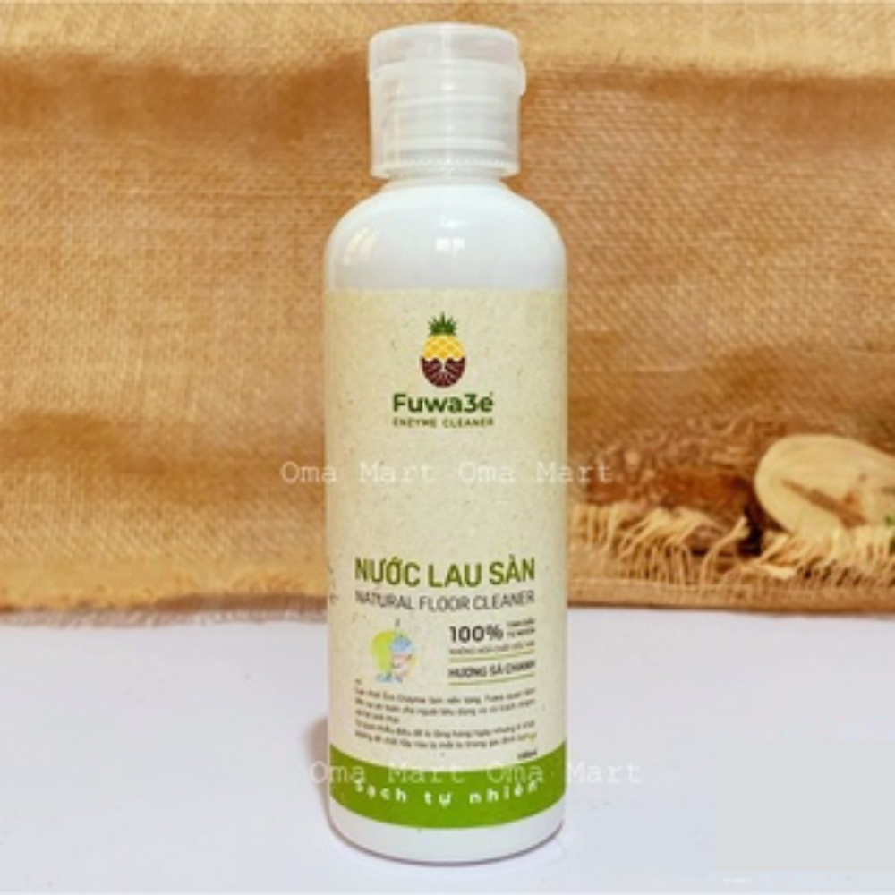 Nước lau sàn Fuwa3e hữu cơ organic sả chanh khử mùi đuổi muỗi kiến diệt nấm mốc 100ml