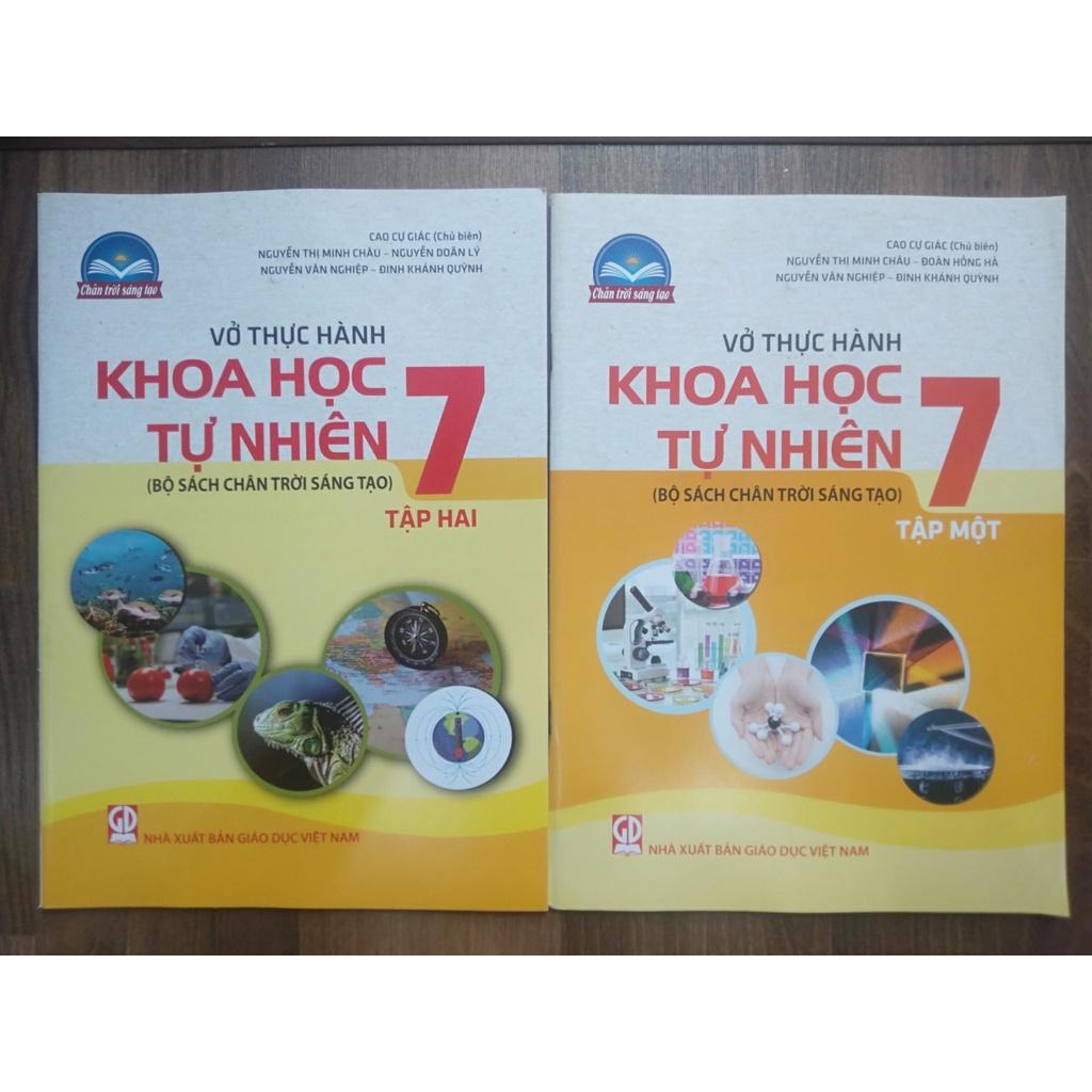 Sách - Combo Vở thực hành Khoa học tự nhiên 7 - Tập 1 + 2 (Bộ sách Chân trời sáng tạo)