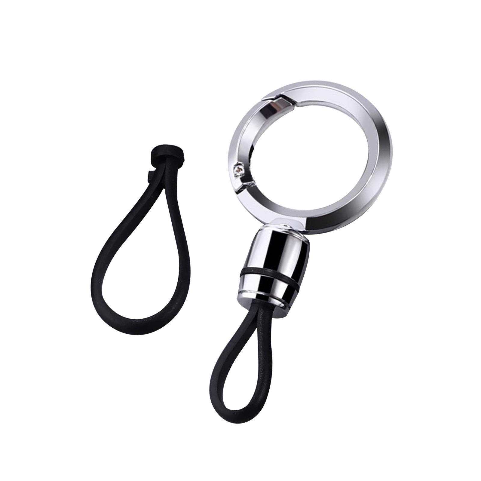 Car Fob Keychain Motorcycle Keychain Anti Lost Universal Key Fob Holder Business Keychain Metal Keyring for Men and Women Keys Backpack