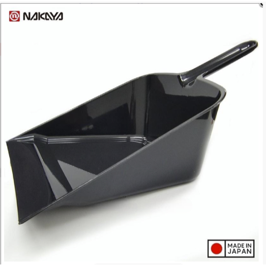 Xẻng hót rác cán ngắn Nakaya - Màu đen - Made in Japan