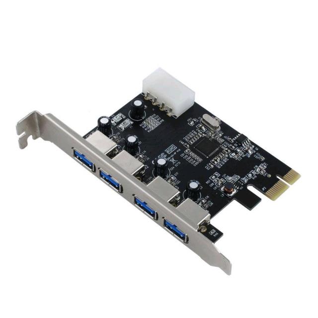 ROGTZ Card Chuyển Đổi PCI Express Sang USB 4 Cổng 3.0 - Hàng Nhập Khẩu