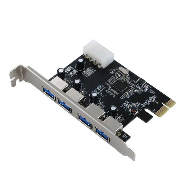 Card máy tính chuyển PCI Express sang USB 4 cổng 3.0 - Hàng Nhập Khẩu