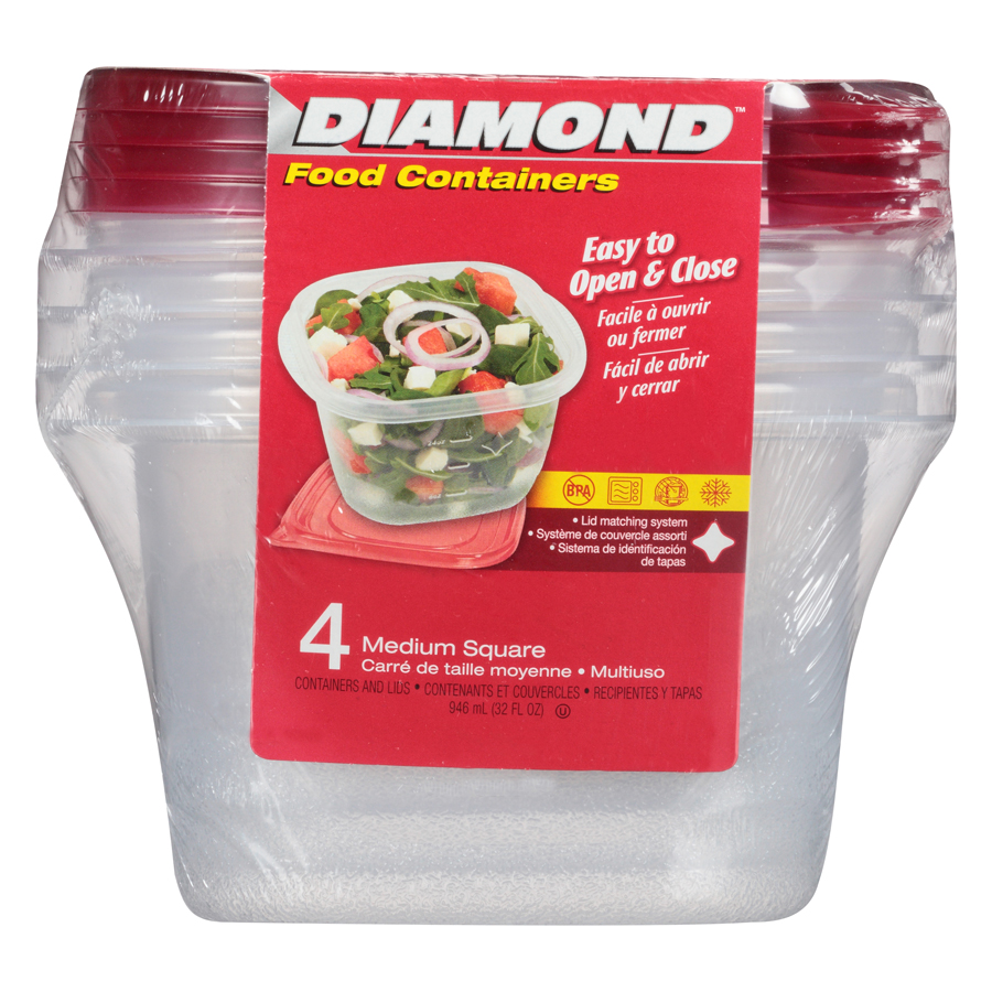 Hộp nhựa Diamond 946ml