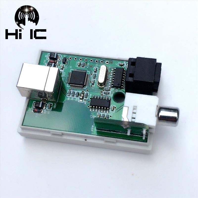 Bộ giải mã âm thanh USB Thẻ âm thanh bên ngoài OTG USB đến SPDIF Digital Cocular Fiber Fiber DAC Nguồn DTS DOLBY 5.1 AC3 Bộ khuếch đại