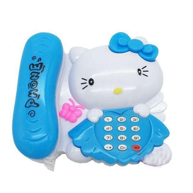Điện thoại bàn mèo ( có màu  hồng ,xanh )