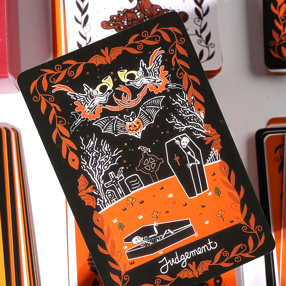 Bộ Bài Happy Halloween Tarot 78 Lá Bài Tặng Đá Thanh Tẩy