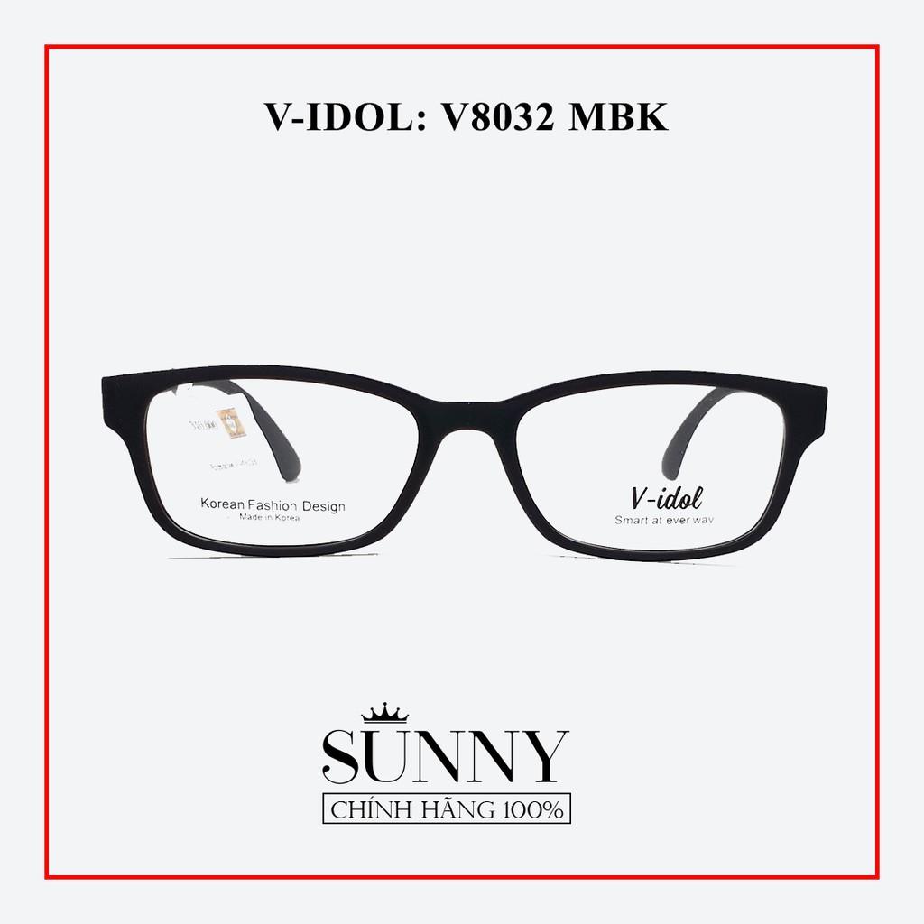 Gọng kính unisex Vidol V8032 nhiều màu - tặng kèm tròng miễn phí dưới 4 độ