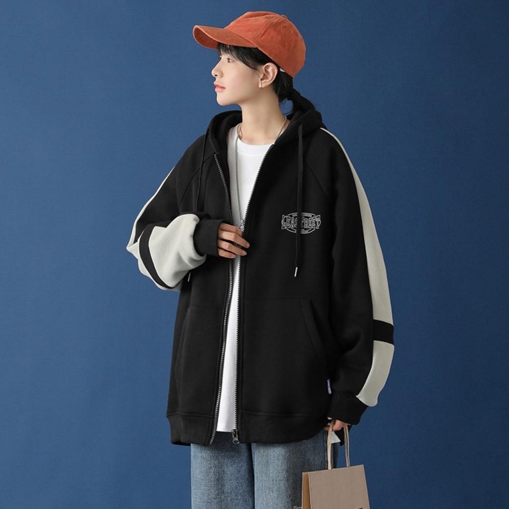 ÁO KHOÁC BOMBER CHẤT NỈ CAO CẤP PHOM RỘNG CỰC CHẤT