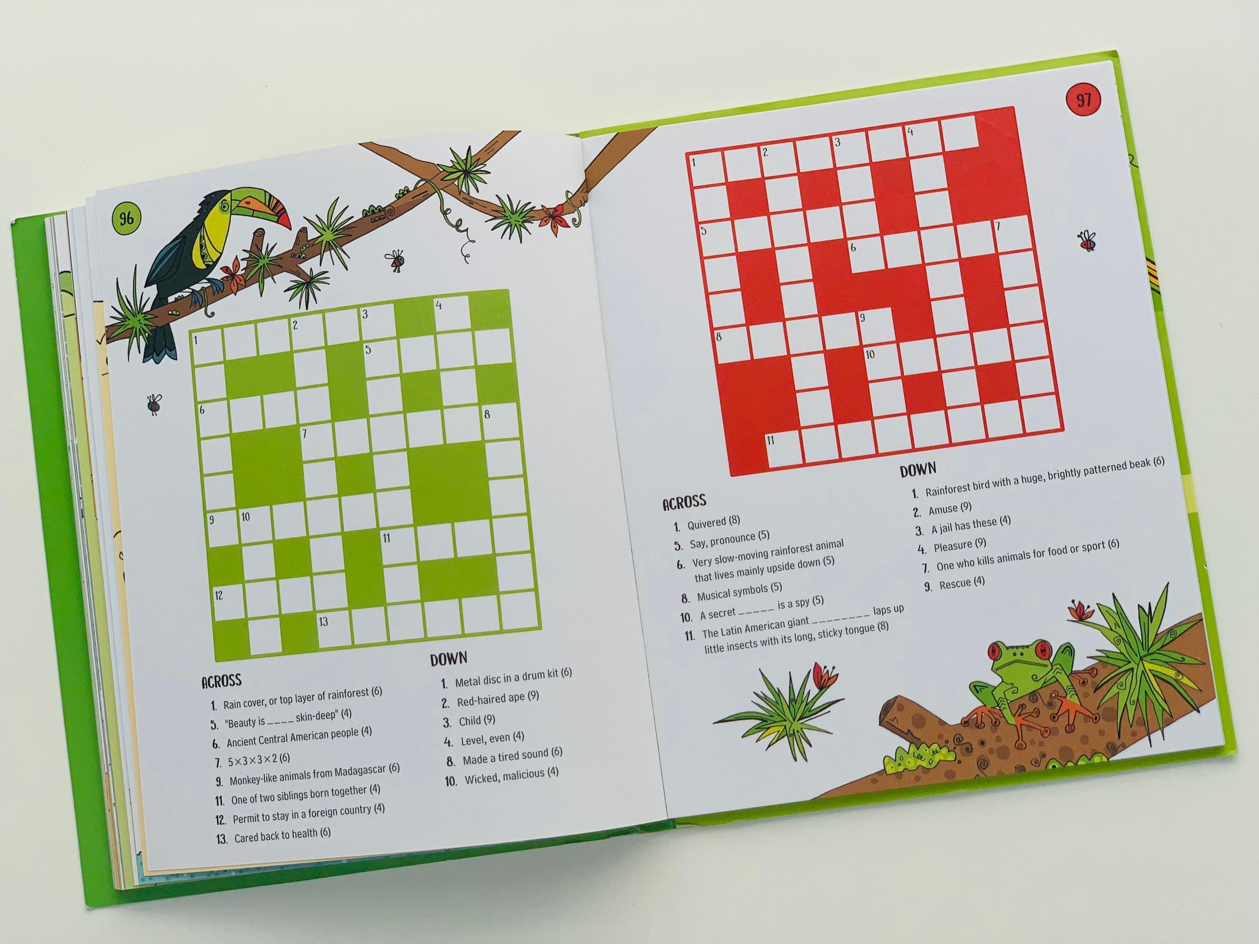 100 Children's Crosswords: Animals