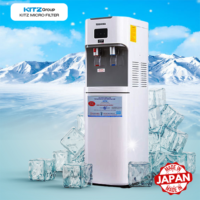 [Hàng chính hãng] Máy Lọc Nước Nóng-Lạnh KITZ NLW-K1, Bộ lọc Nhật Bản công suất 11.000 lít