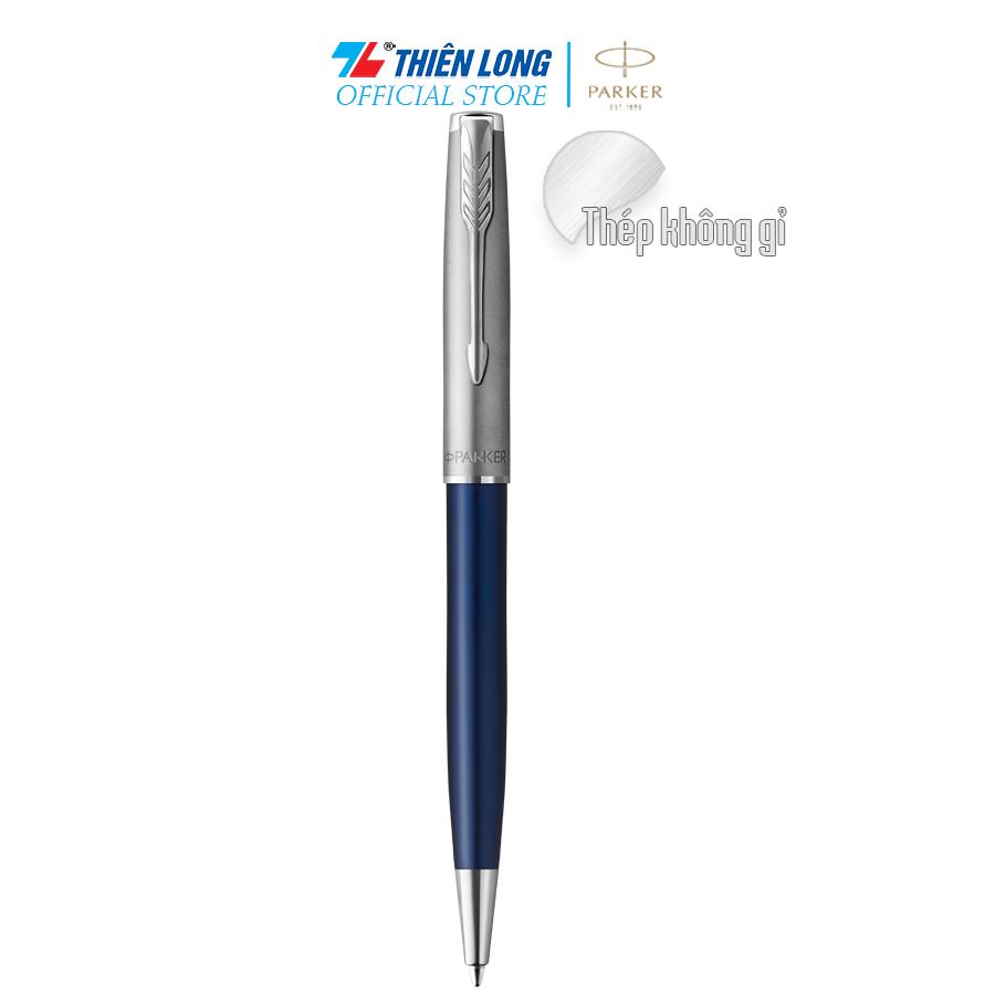 Bút bi cao cấp Parker SON X-SB Metal Blue CT TB-2146774 - Thép không gỉ