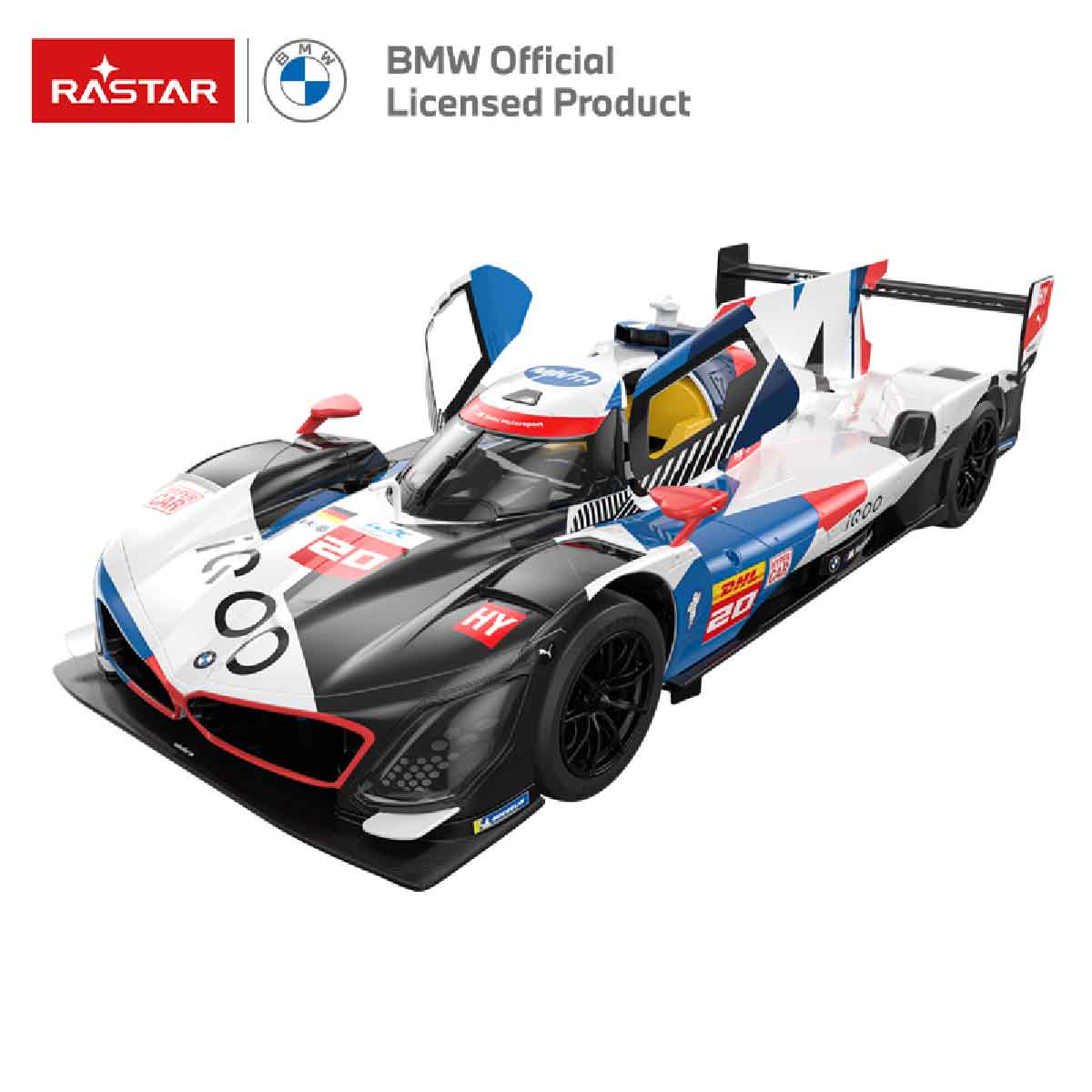 Đồ Chơi Xe Điều Khiển 1:14 BMW M Hybrid V8 Mở Được Cửa Trắng RASTAR R10190/WHI