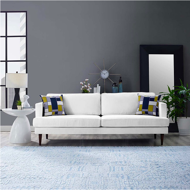 Ghế sofa băng Teal bọc vải bố nỉ/nhung cho căn hộ chung cư