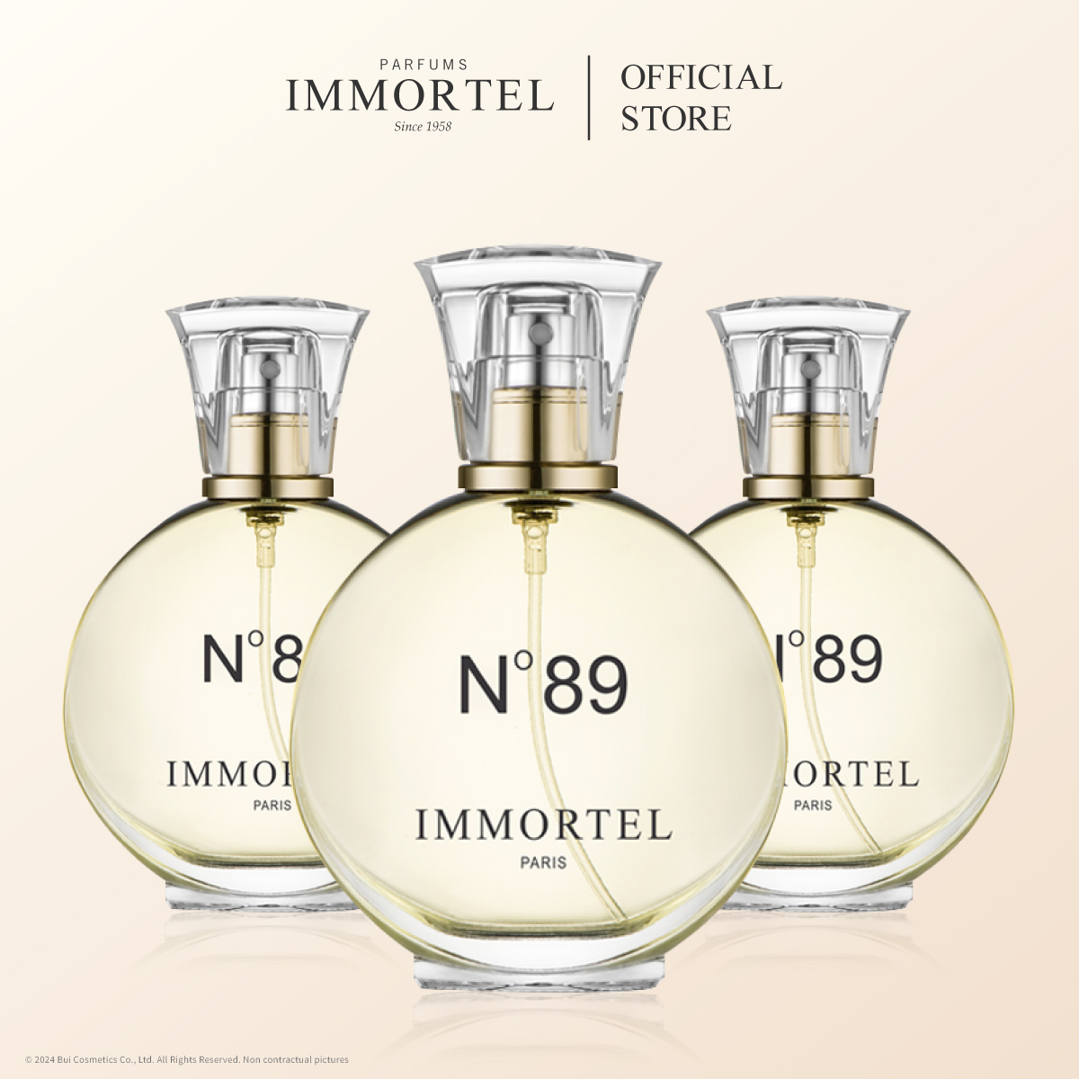 Nước Hoa Unisex IMMORTEL N°89 - Eau de Parfum 60mL Nhập Khẩu Chính Hãng Pháp