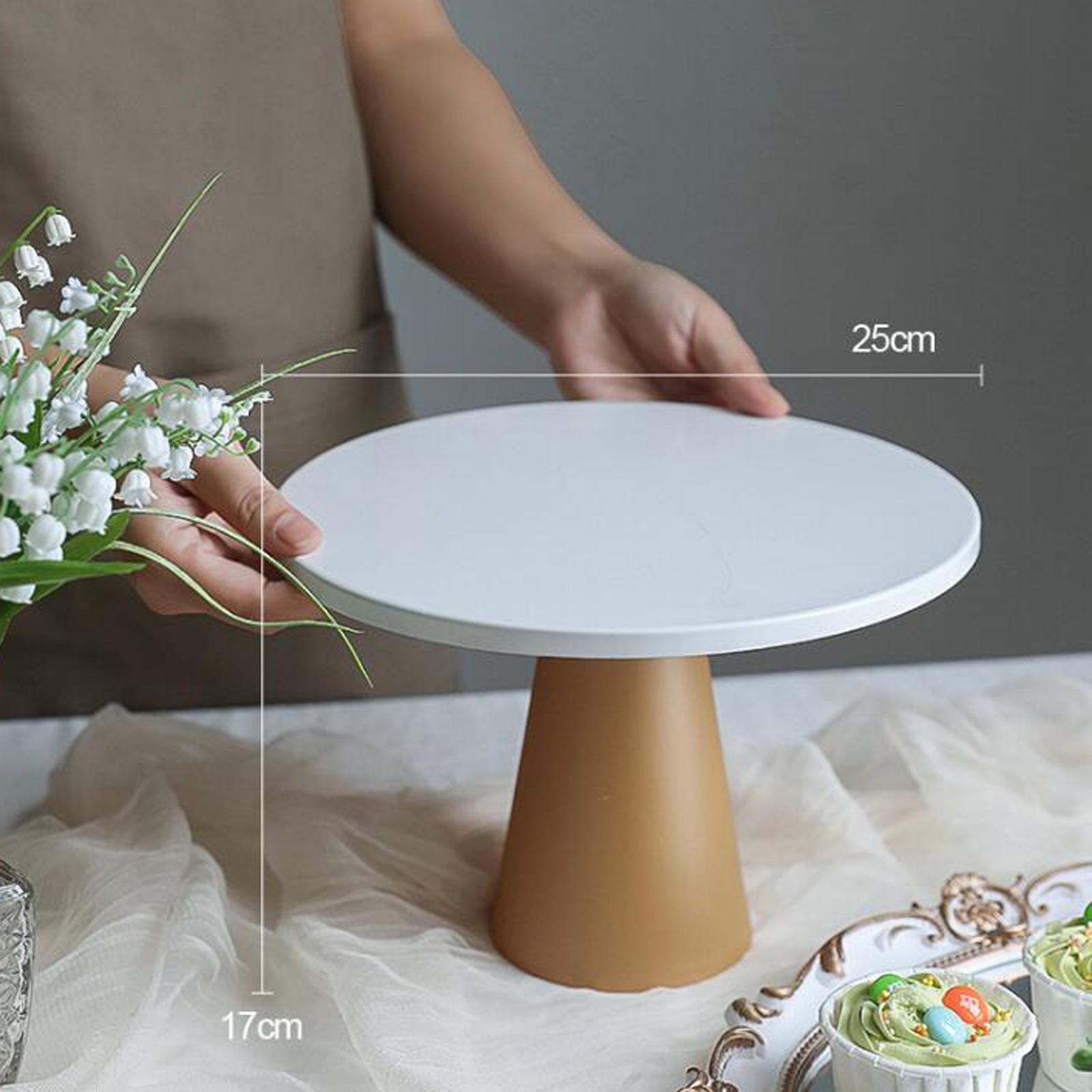 Cake Plate Round Decoration Kitchenware for Birthday Party Wedding