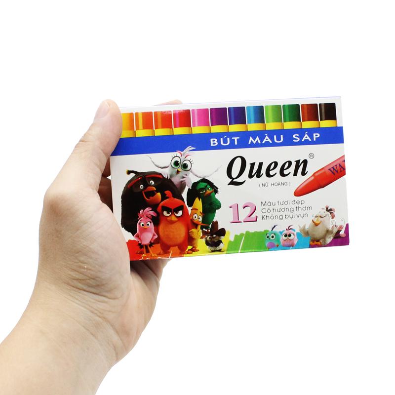 Hộp 12 Bút Màu Sáp - Queen PC-012