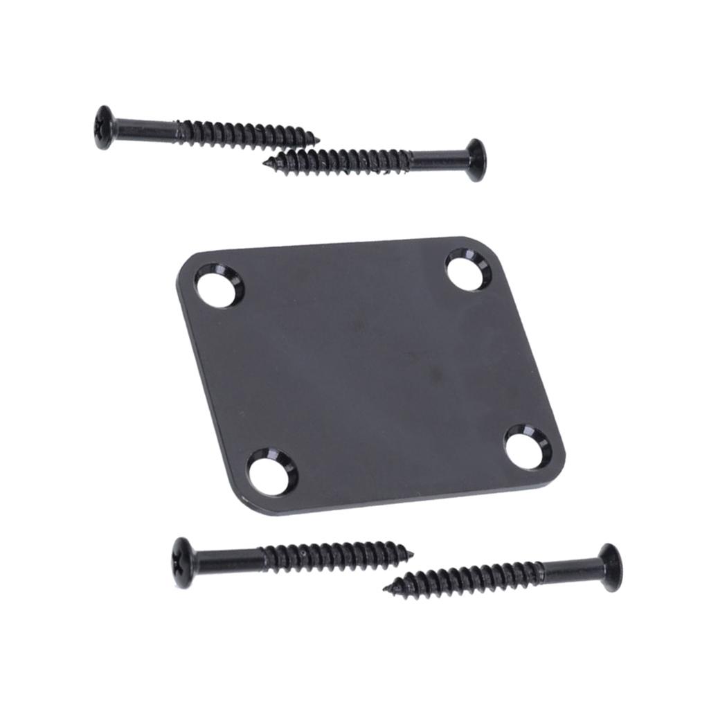 1 Set Guitar Neck Plate For Electric Guitar Bass Replacement
