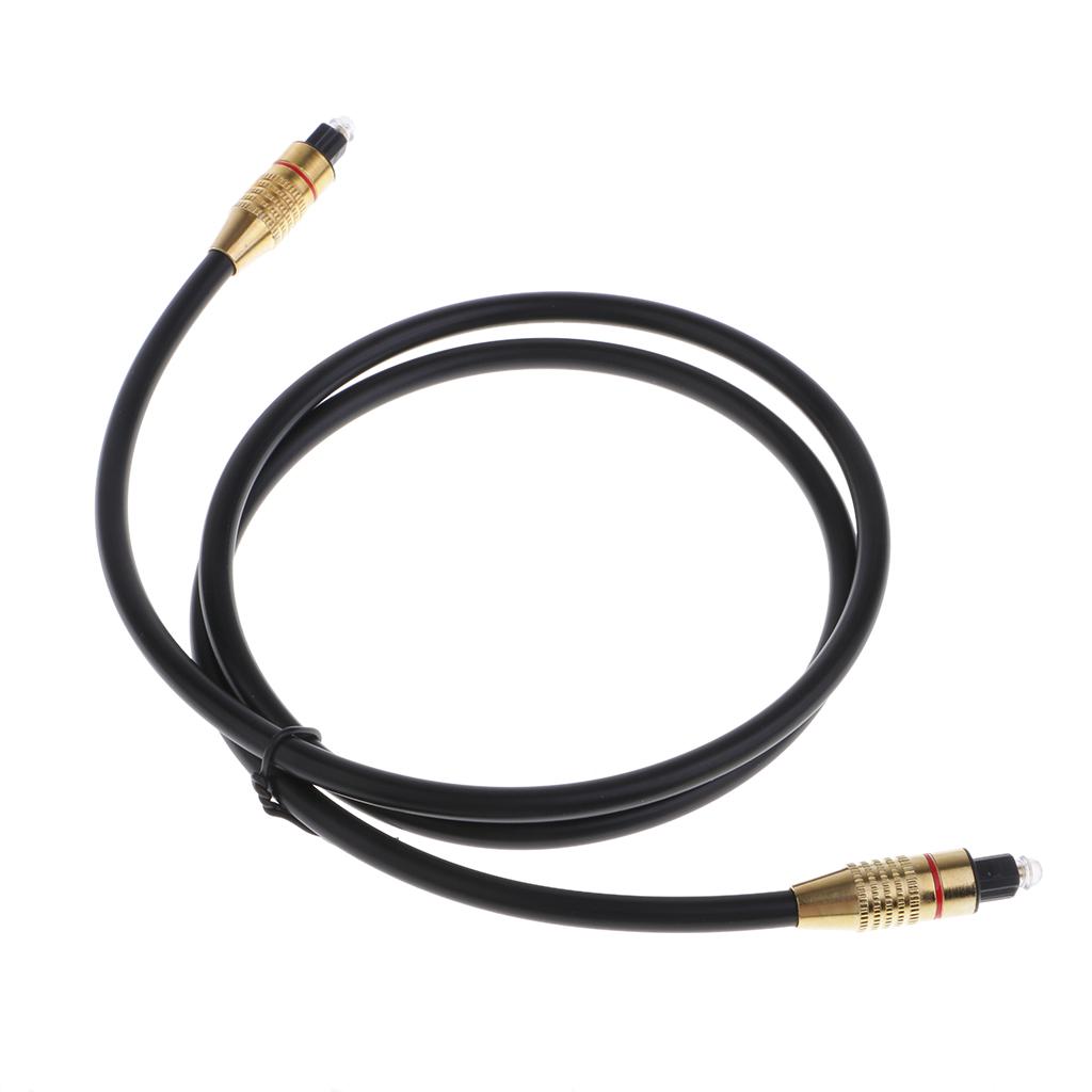 Ultra Slim Toslink Optical Digital Audio Cable OD:6.0mm Molded, Black