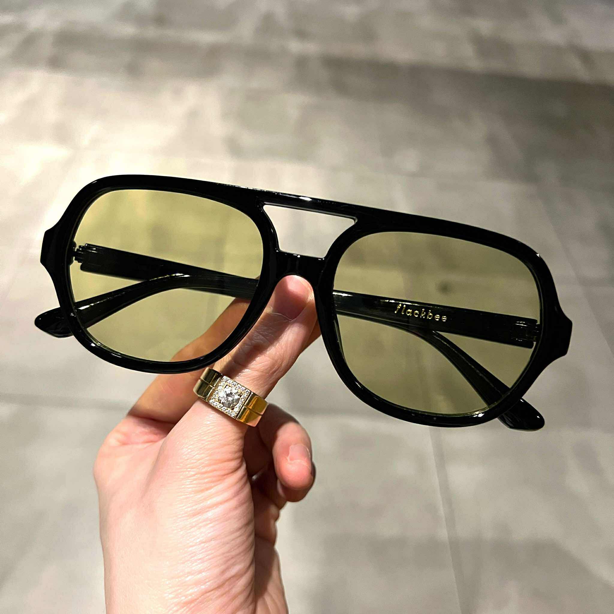 Kính râm, Kính mát nam nữ dáng form to mắt xanh sành điệu