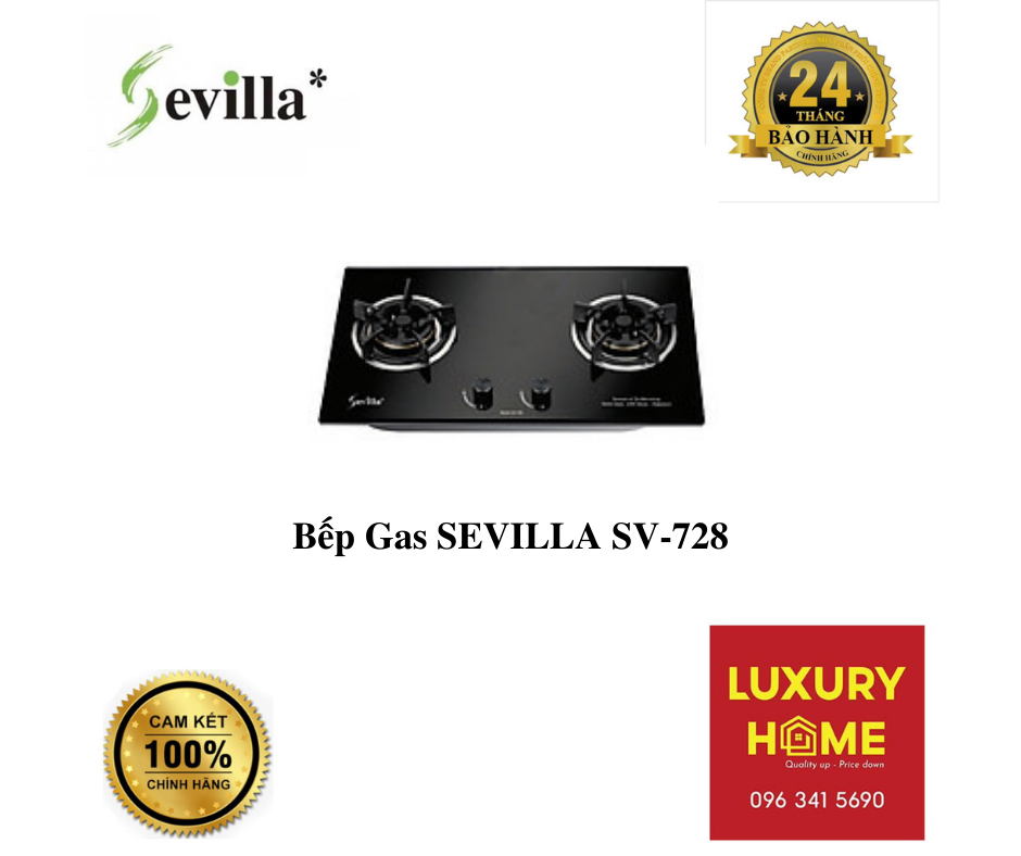 Bếp Gas SEVILLA SV-728 - Chính Hãng