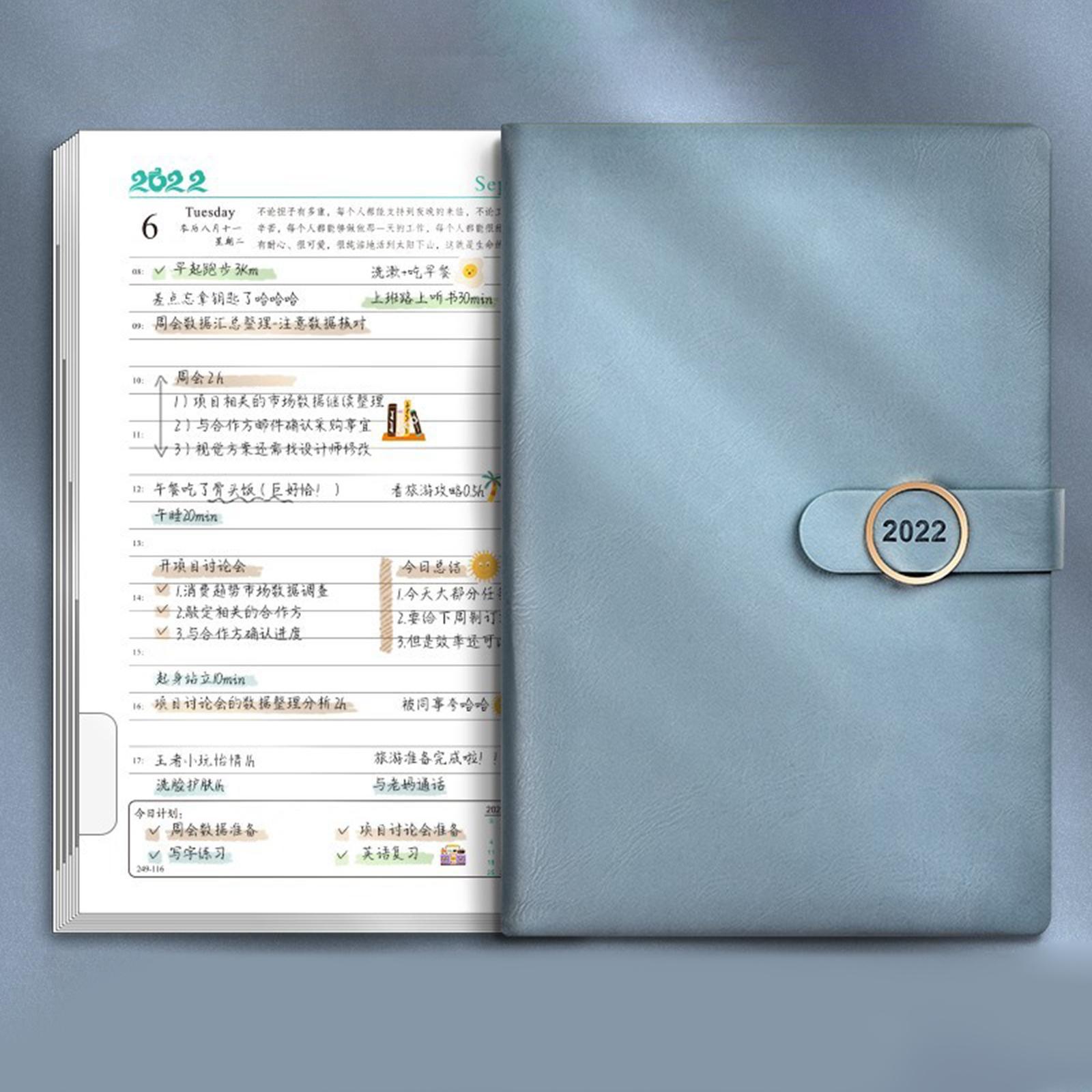 Business A5 Notebook, Loose Leaf PU Leather Cover Journal Notepad Notebook, 200 Sheets Paper Gifts