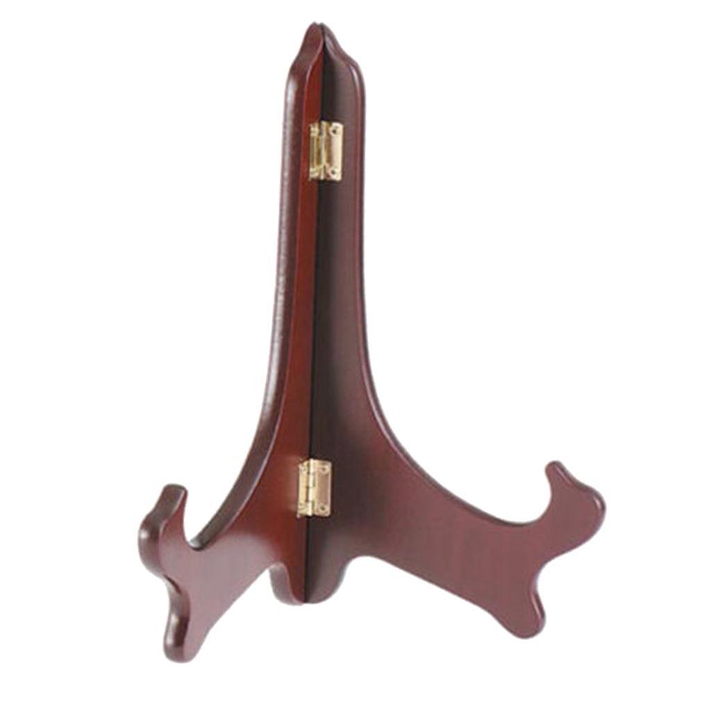 2x 6" + 11" Photo Picture Wood Easel Plate Holder Folding Display Stands