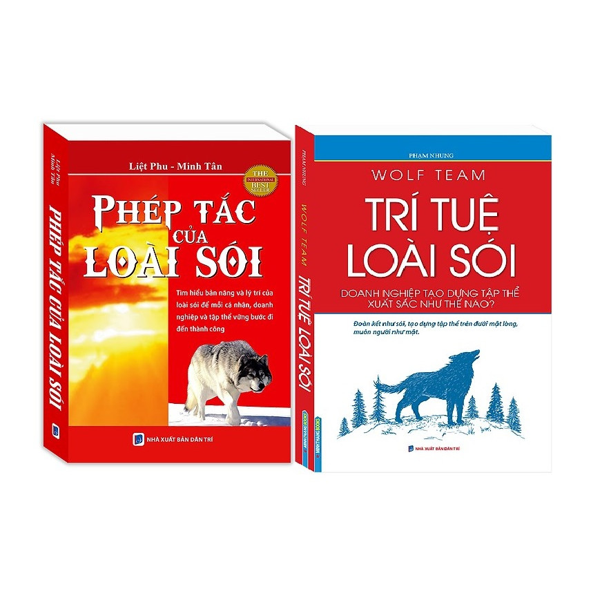 Combo Wolf Team - Trí Tuệ Loài Sói + Phép Tắc Của Loài Sói