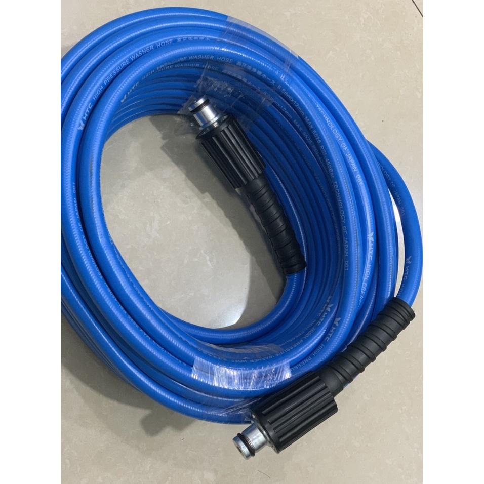 Dây xịt rửa xe HIỆU HTC LOẠI 20M,HTC6512-20W2 từ nhựa PVC áp lực cao 450 bar,ĐK 6.5*12mm