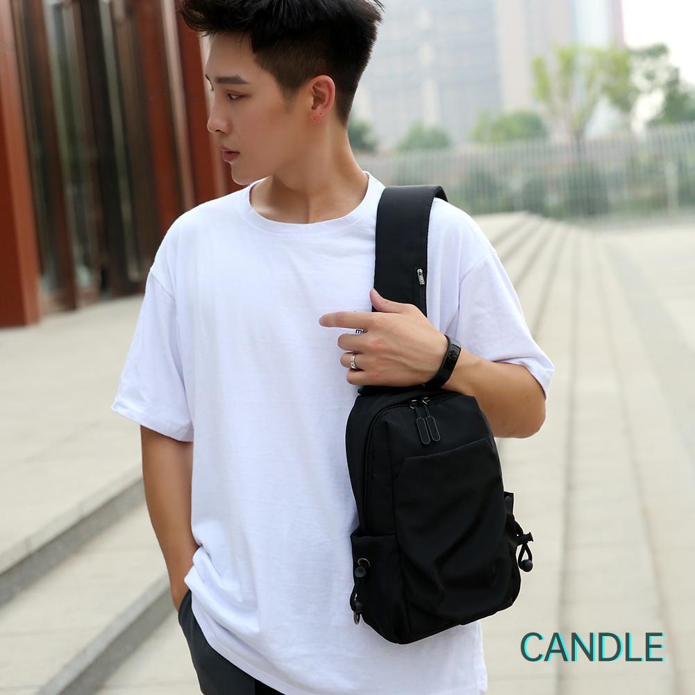 Túi Đeo Chéo Chống Thấm Nước Màu Trơn Cd