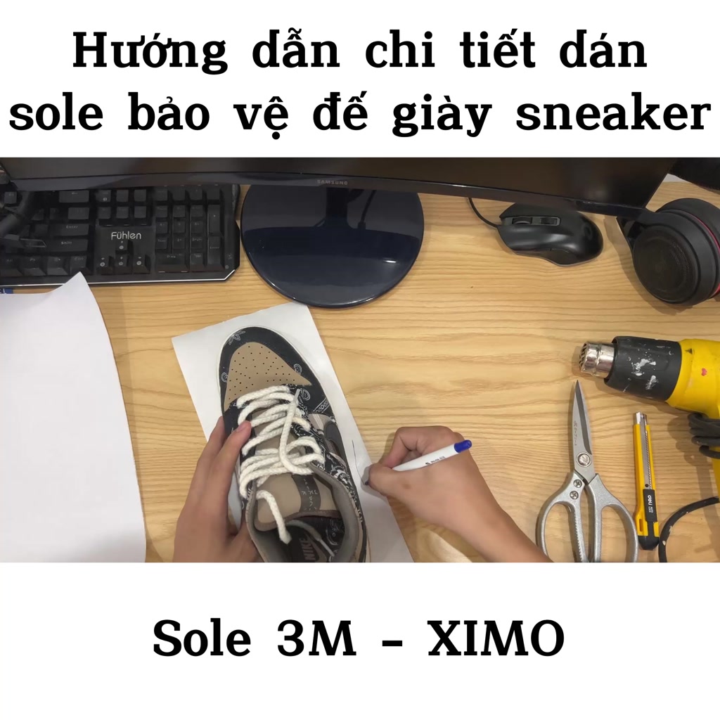 Miếng dán đế giày Sole 3M cao cấp 3M Sole Protector MDG05