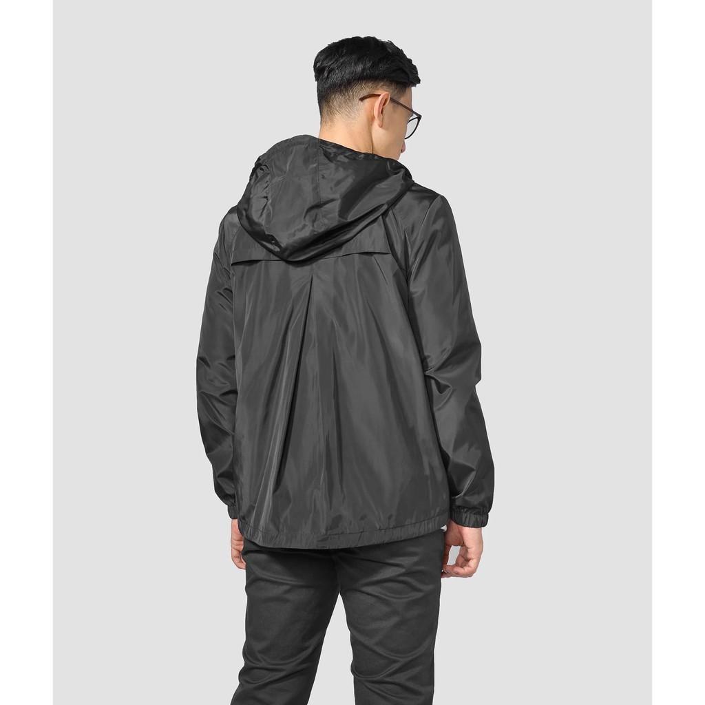 Áo khoác gió nam trơn có ly sau 3 màu - 10F20WJA007 shop LASTORE