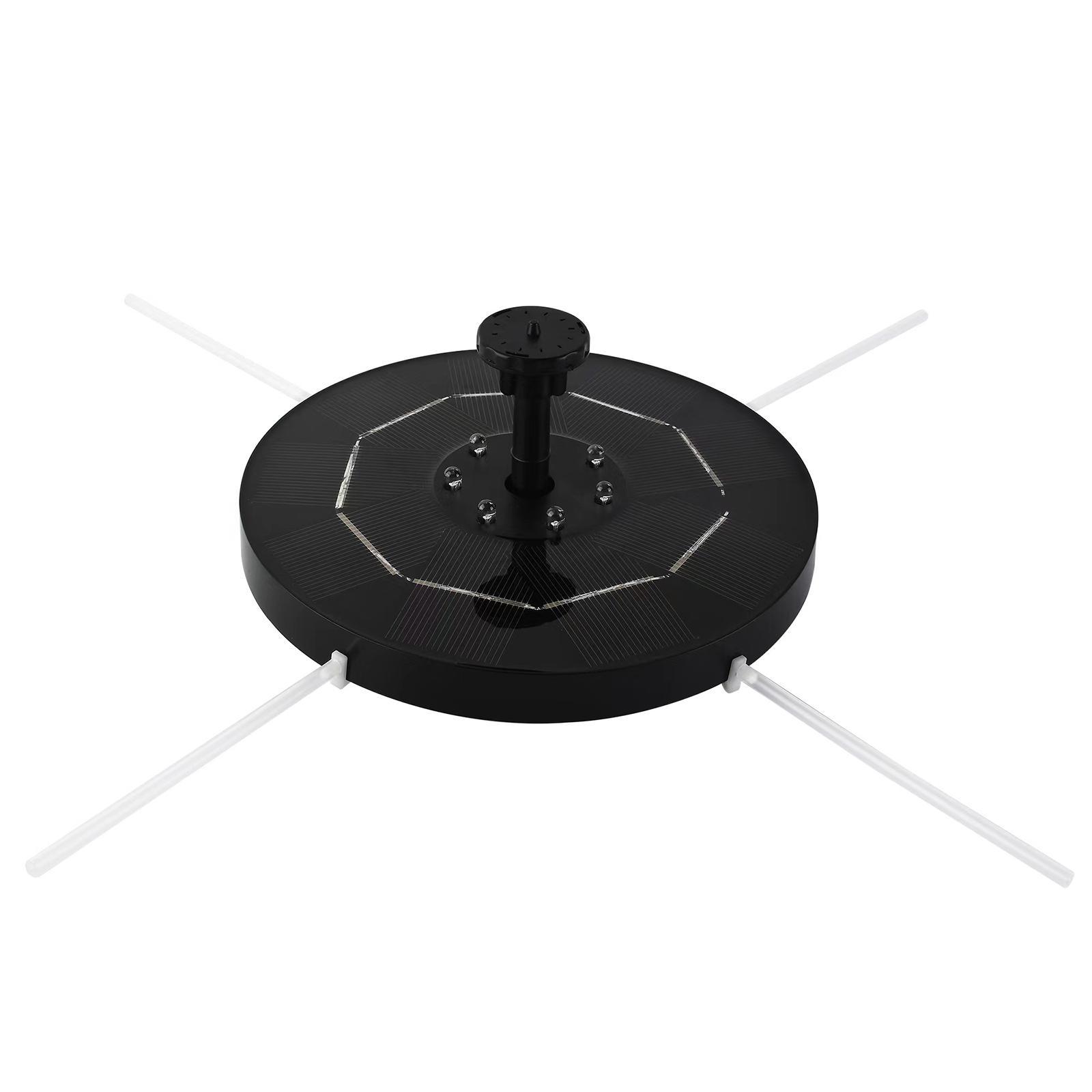Solar Fountain Floating with 6 Nozzles 3.5W for Small Pond Aquarium Garden