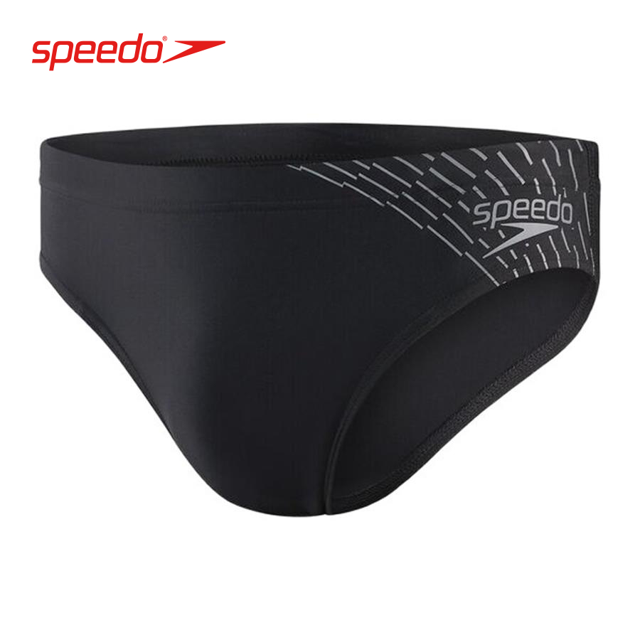 Quần bơi nam Speedo Medley Logo 7Cm Brf Am Black/Grey - 8-09739G692