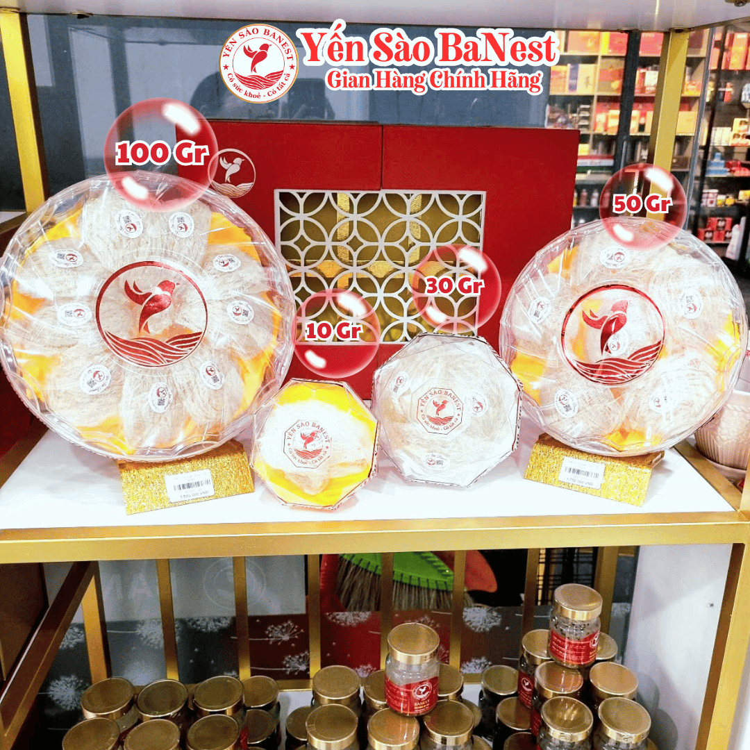Tổ Yến Sào Tinh Chế 2 Lớp Sợi kèm quà tặng - Yến Sào BaNest