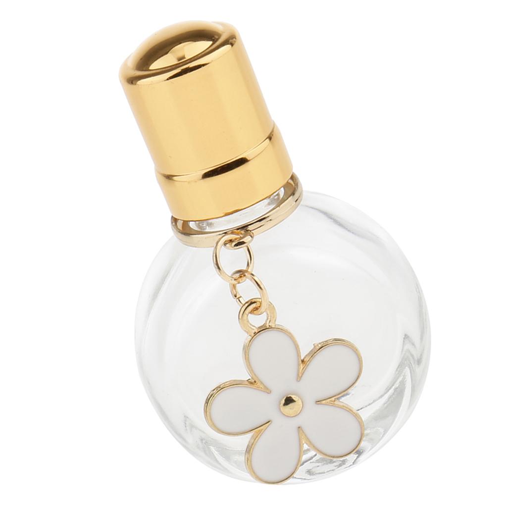 3x10ml Empty Roll on Bottle Glass Roller Bottle Vial for Perfume Essential Oil