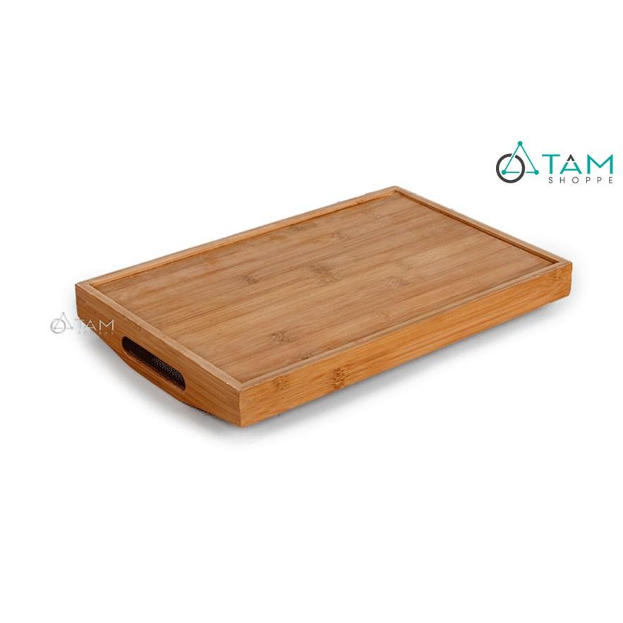 Khay gỗ đựng trà gỗ tre cao cấp số 13