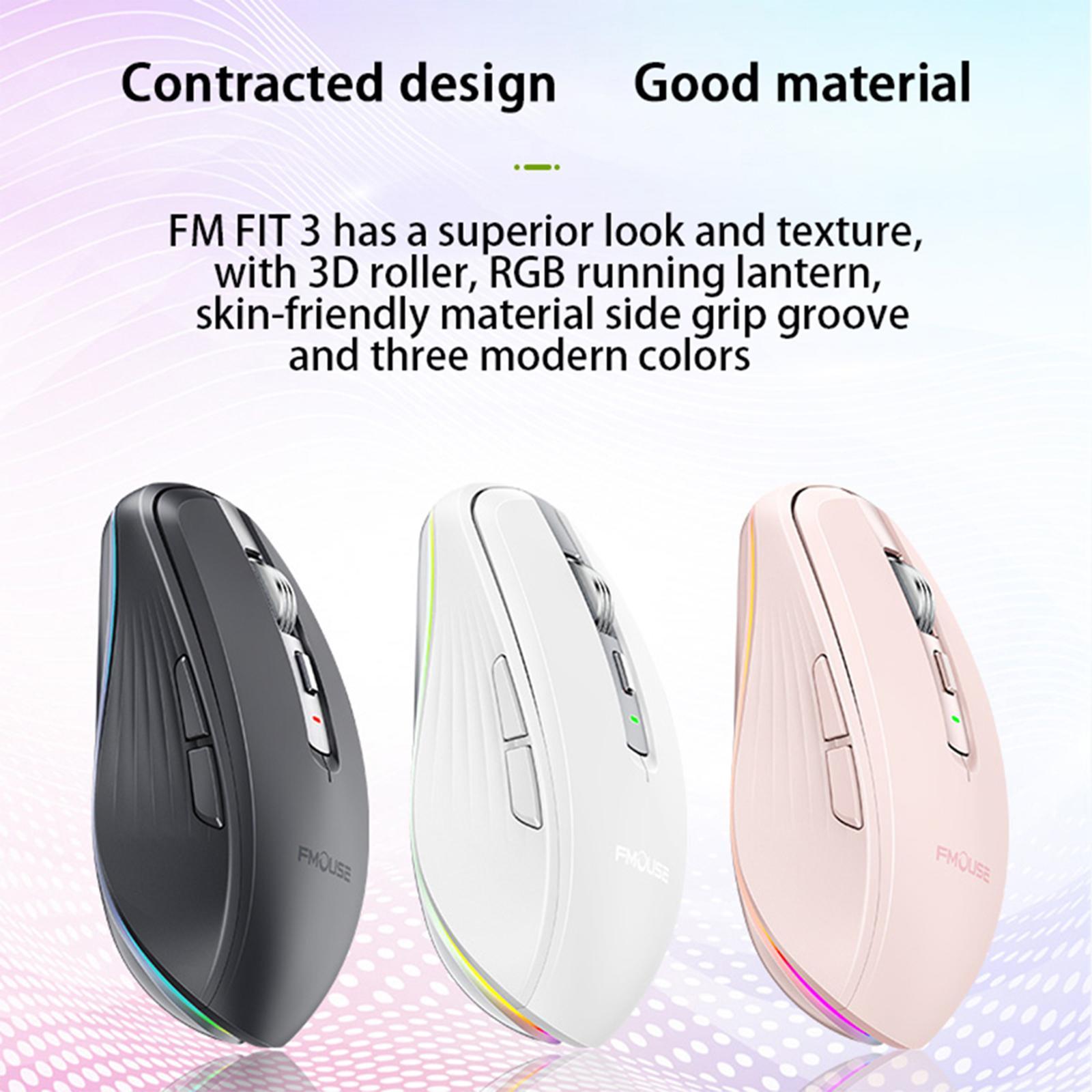 Portable Computer Mice Adjustable 800/1200/ 1600/2400DPI 6 Keys for Computer