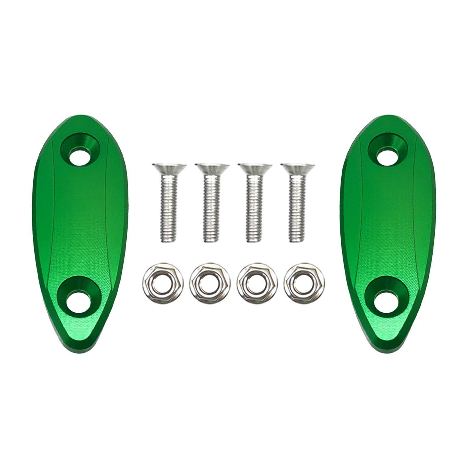 Motorcycle Rearview Mirror Block Off Base Plates Set Motorcycle Decorative Mirror Code Mirror Decorative Mount Cover Caps