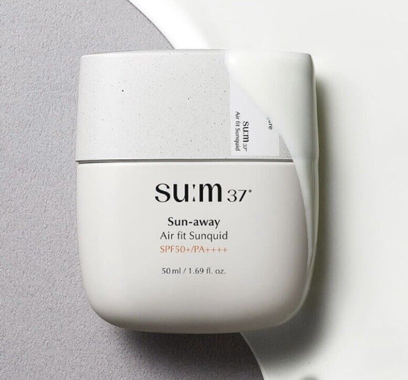 Sữa chống nắng thuần chay su:m 37 Sun-away Air fit Sunquid 50ml SPF50+/PA++++