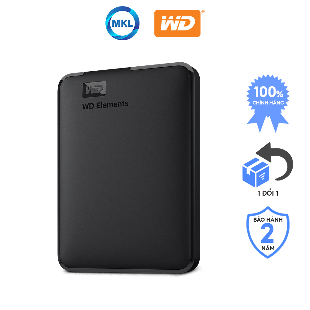 Ổ Cứng WD Elements 2TB 2.5 Inch Hàng Chính Hãng