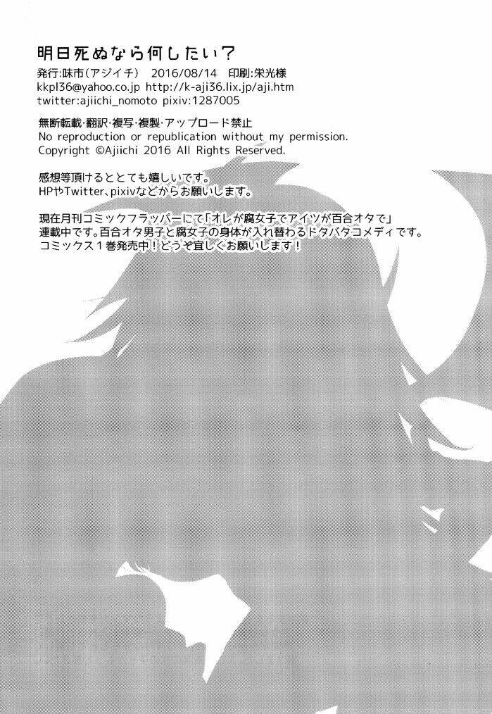 what would you do if you were to die tomorrow? chapter 1 33