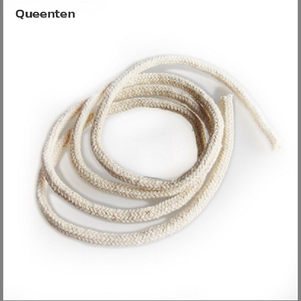 Queenten 1M Long Cotton Wick Burner For Oil Kerosene Alcohol Lamp Torch Wine Bottle QT