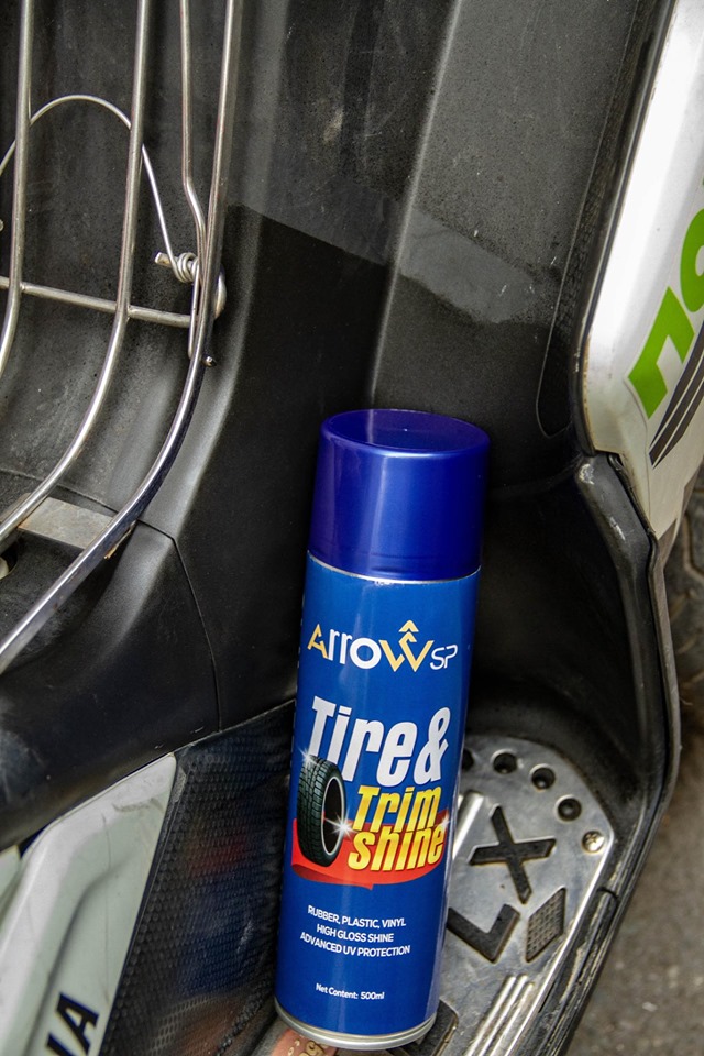 Chai xịt phục hồi nhựa nhám ARRPWsp TIRE&TRIM SHINE 500ML