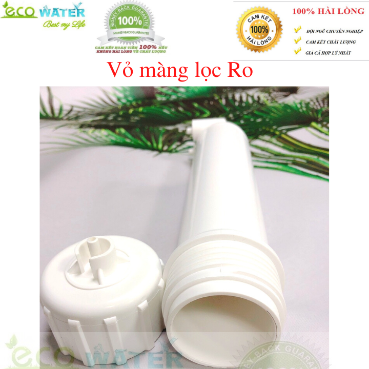 [Sale] Vỏ màng ro máy lọc nước - Tặng kèm 2 cút góc và 1 van 1 chiều - Ecocm001