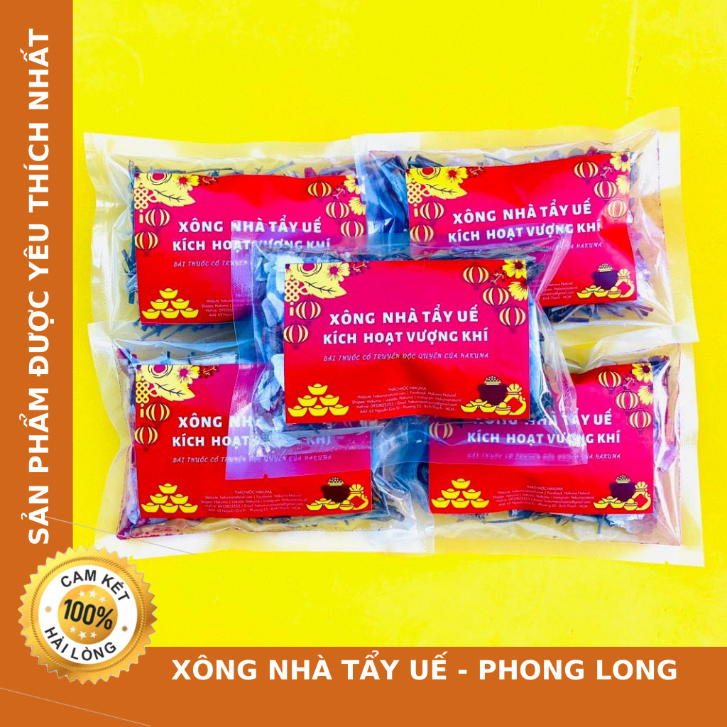 [COMBO 5 GÓI] Xông Nhà Tẩy Uế Xua Đuổi Phong Long Tà Khí