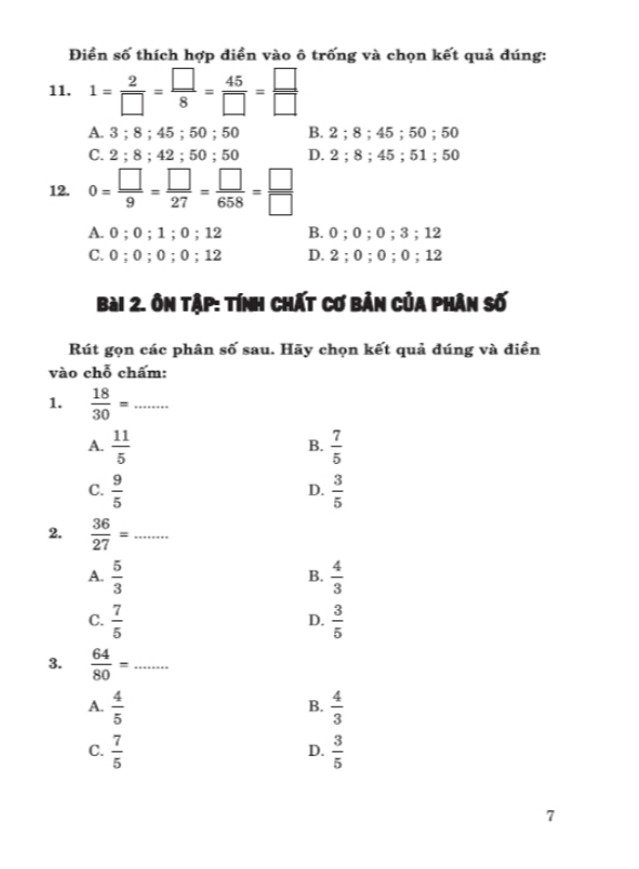 Hình ảnh Sách - Bài tập trắc nghiệm toán 5 (dùng chung cho các bộ sgk hiện hành) (HA)