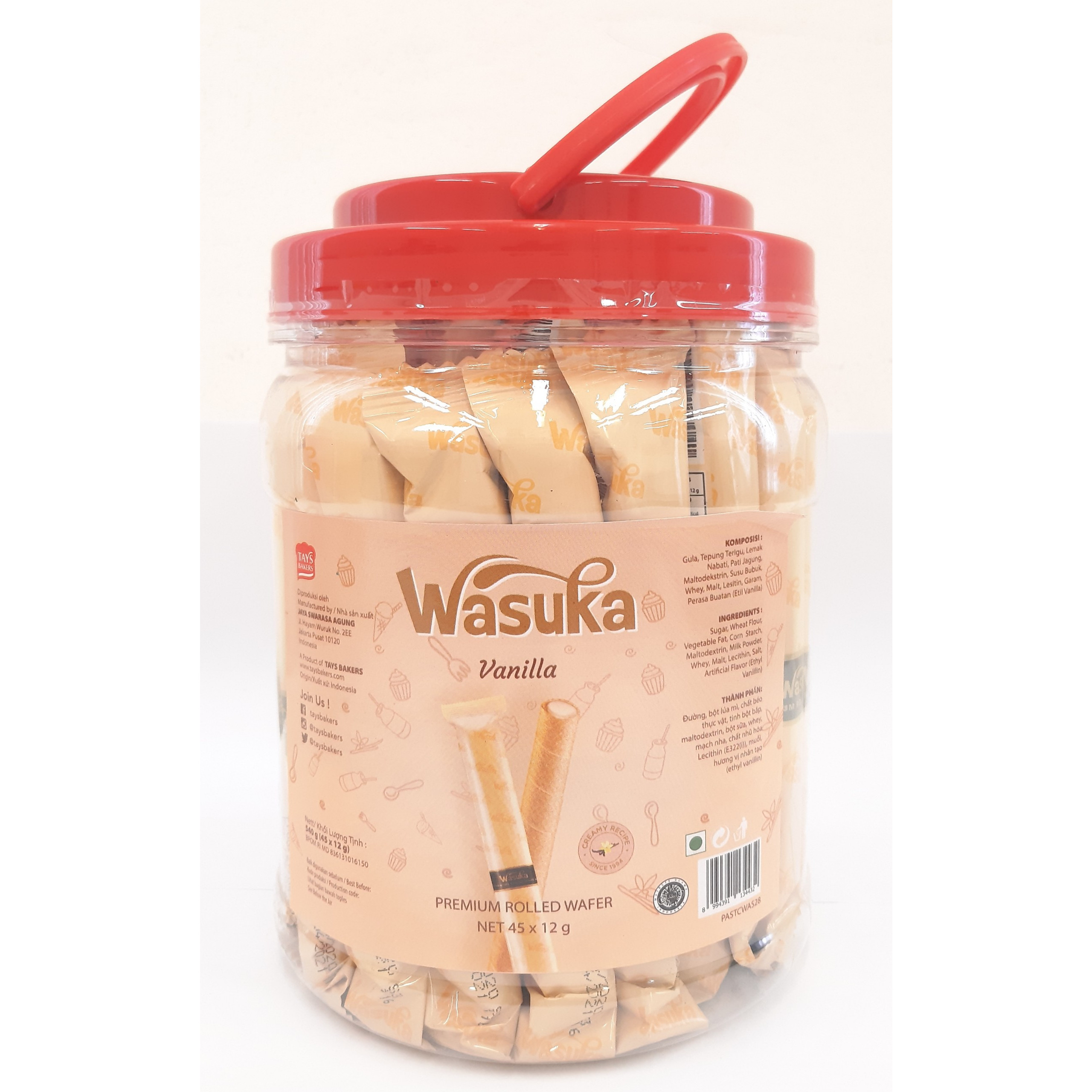 Bánh Quế Wasuka Vị Vani