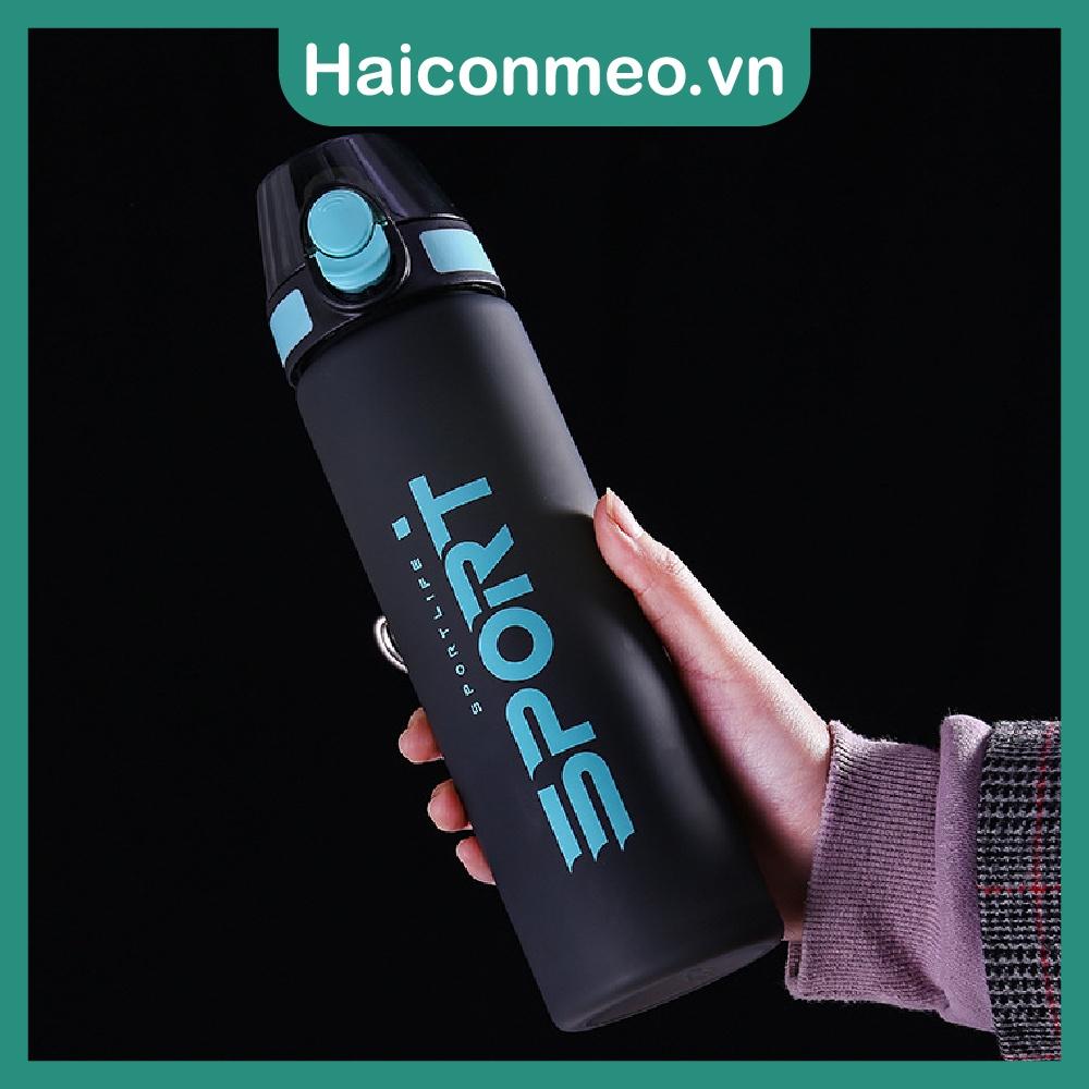 Bình nước thể thao nắp bật SPROT cho gymmer, cầu lông, chạy bộ,.. 750ml